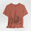 Alien Cowboy Sitting in Desert Tee | Night Sky Lawn Chair