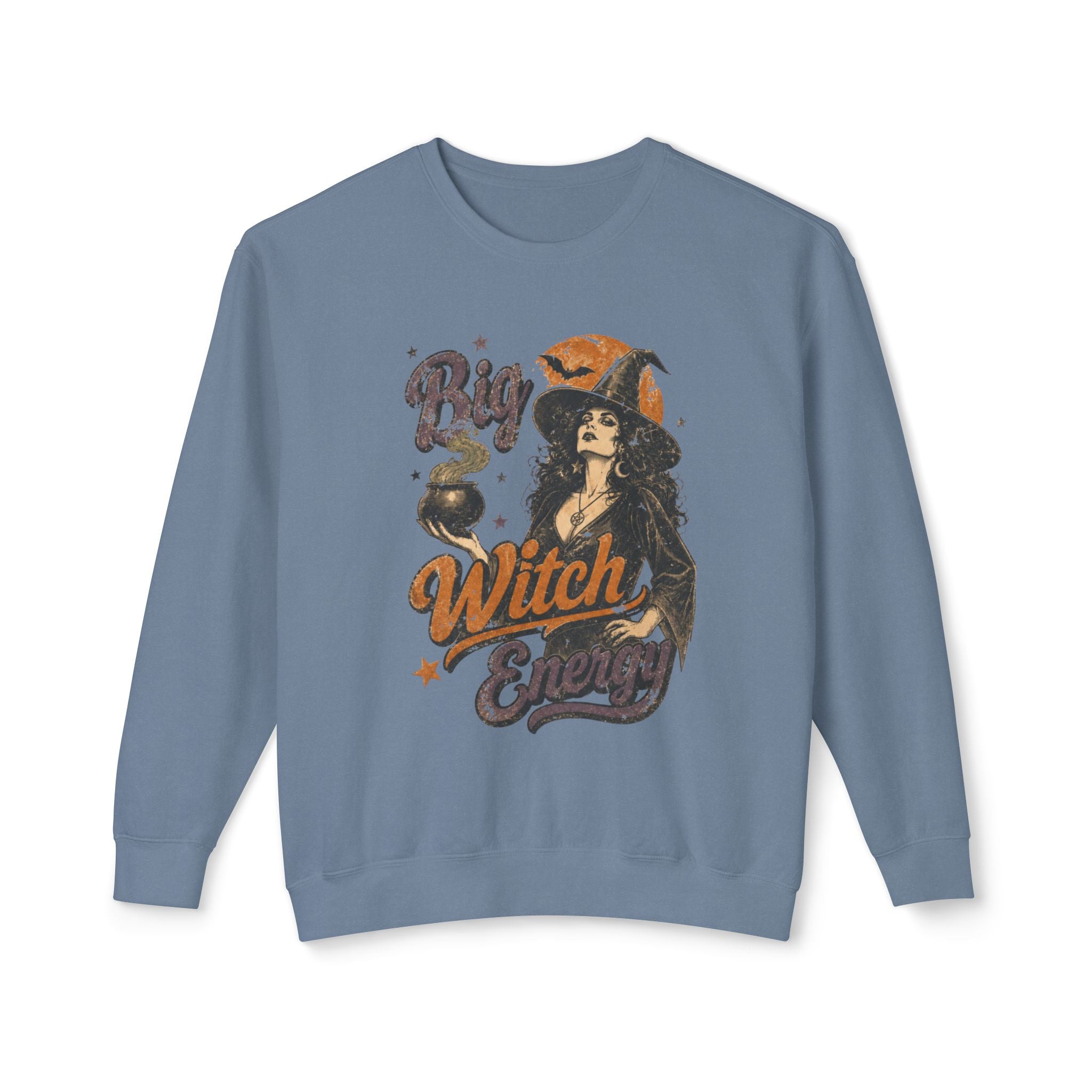 Big Witch Energy Sweatshirt | Vintage Witch Graphic, Halloween Vibe