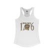 George Washington Doodle 1776 - Women's Ideal Racerback Tank