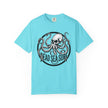 Dead Sea Surf Octopus Kraken Skull Tee | Nautical Surf Graphic Shirt – 3D Sons Supply Co