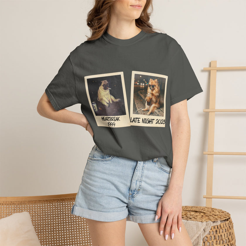 Personalized Polaroid Photo T-Shirt — Custom 2-Image Keepsake