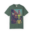 Alien & Bigfoot Golden Gate Bridge T-Shirt — San Francisco UFO & Cryptid Tee
