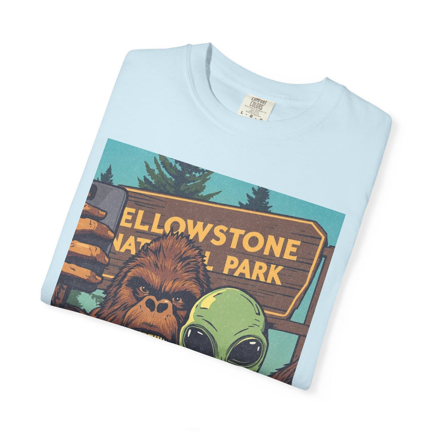 Alien & Bigfoot Yellowstone T-Shirt