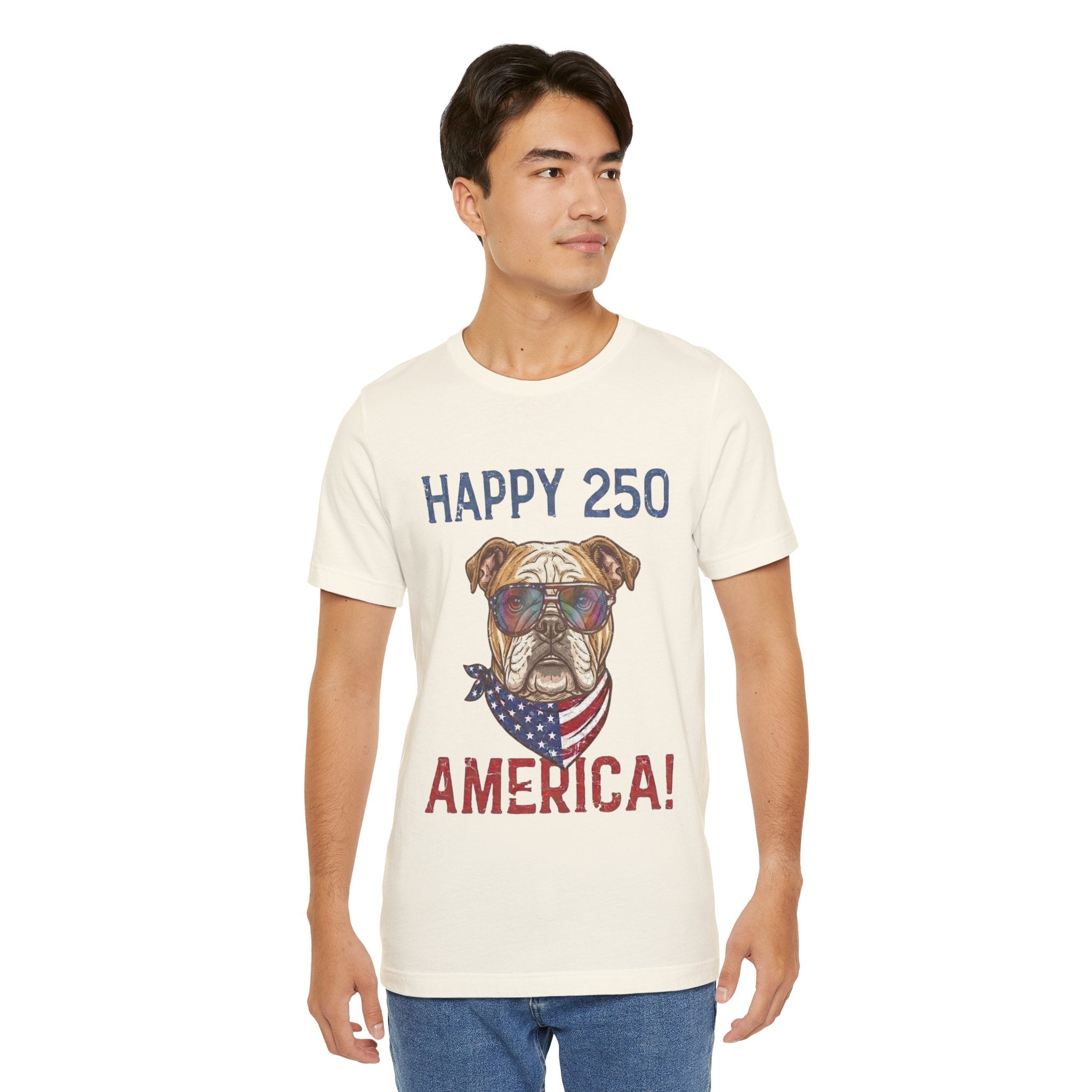 Patriotic Bulldog Tee - 