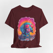 Dachshund Vice City Retro Tee 90's style