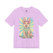 Easter Dog Tee — “Eggs Are Overrated...Treats Are Not” Corgi Retro Graphic T-Shirt