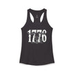 1776 Longhorn Skull Women's Racerback Tank