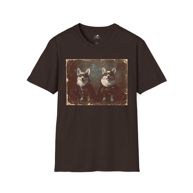 Corgi Superhero Vintage T-Shirt | Funny Dog Hero Graphic Tee – 3D Sons Supply Co