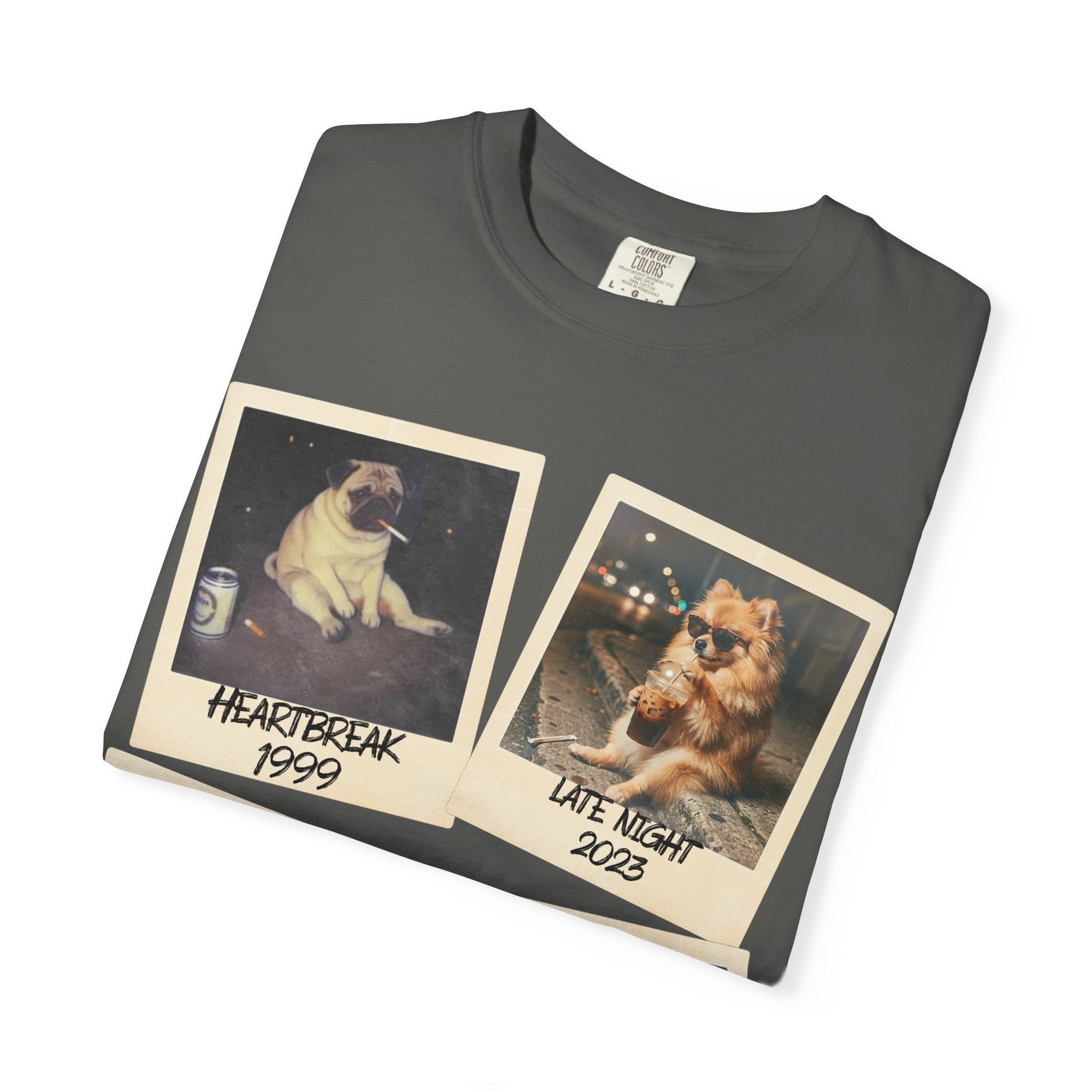 Personalized Polaroid Photo Tee — Custom Image & Text Options