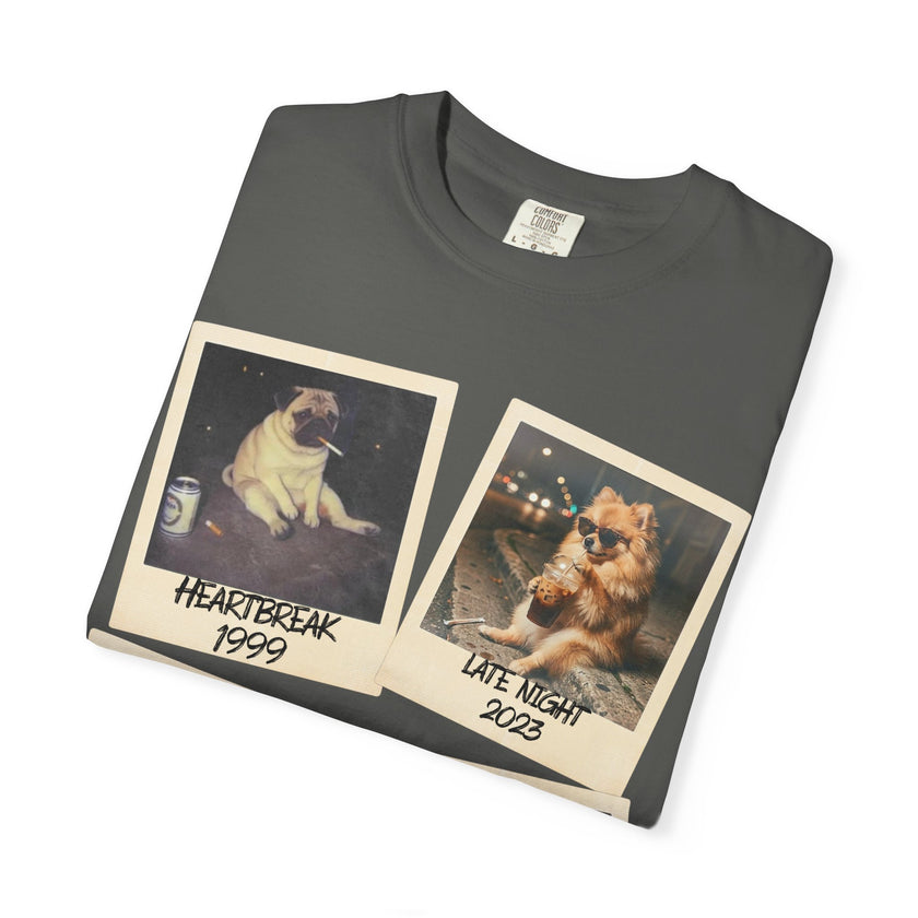 Personalized Polaroid Photo Tee — Custom Image & Text Options