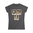Personalized Polaroid Photo Tee — Custom 3-Image Women's Softstyle
