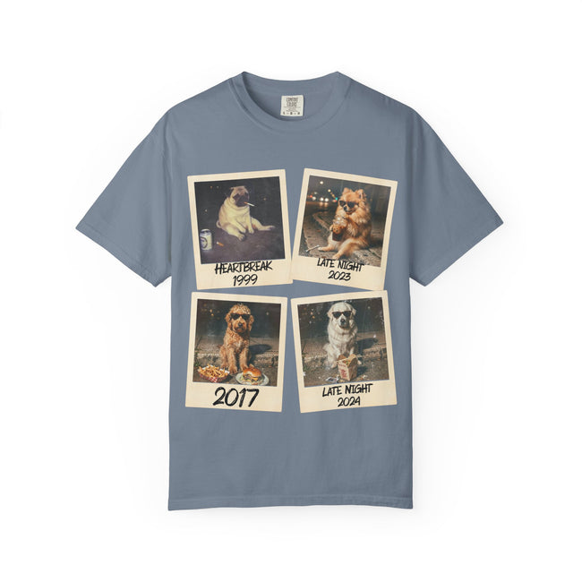 Personalized Polaroid Photo Tee — Custom Image & Text Options
