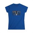 American Longhorn Skull Women's Tee — Rugged Western Graphic Shirt