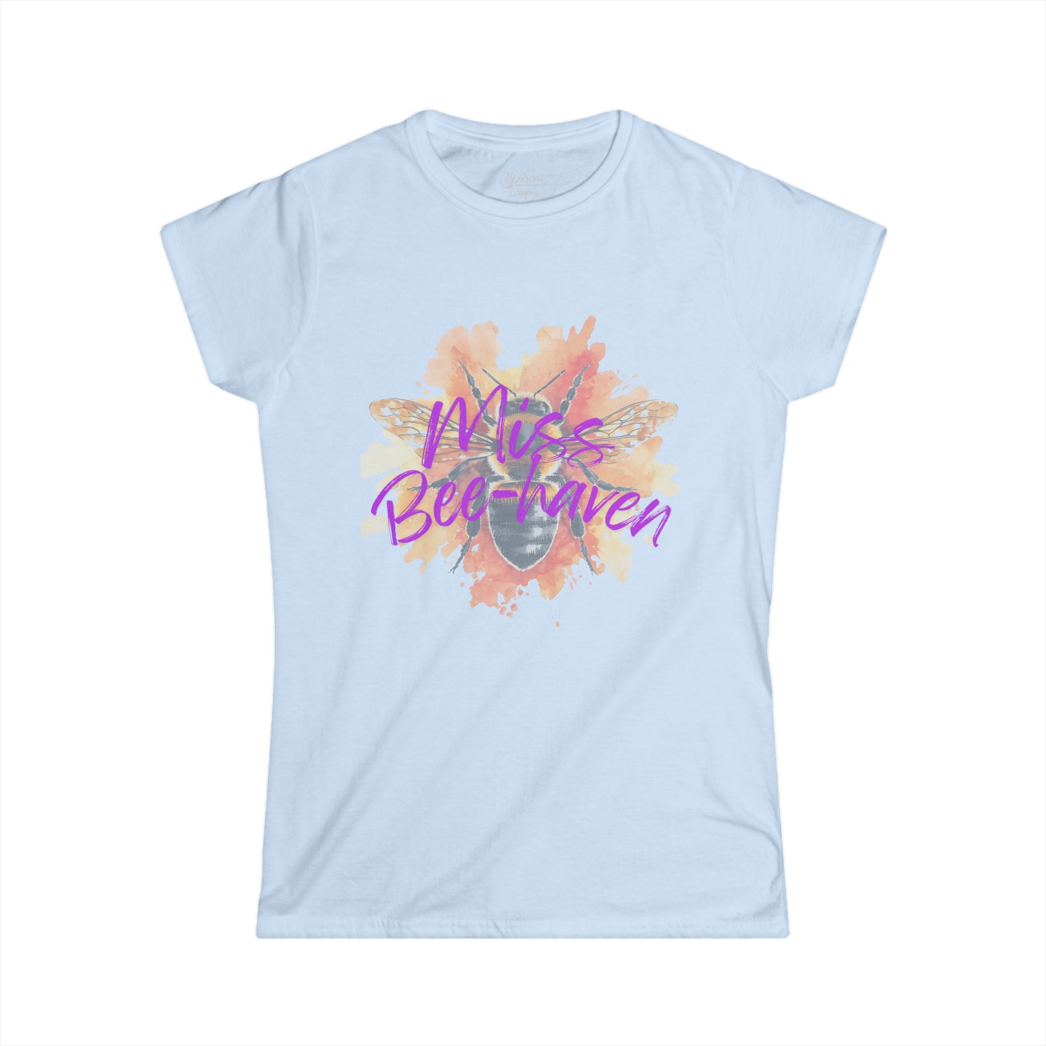 Miss Bee-Haven Women's Tee — Cute Bee Graphic Shirt for Bee Lovers