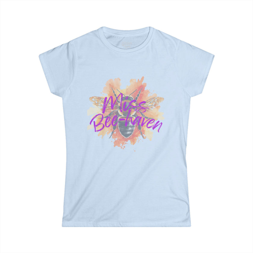 Miss Bee-Haven Women's Tee — Cute Bee Graphic Shirt for Bee Lovers