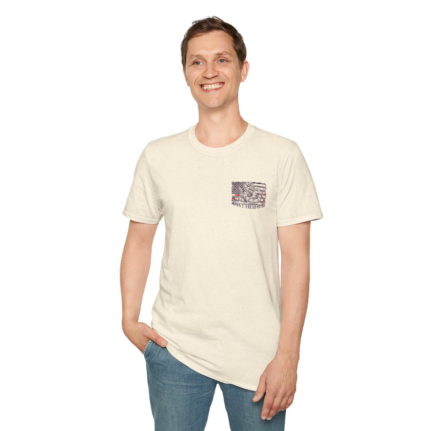 Dont Tread On Me Flag Tee Shirt American Gadsden Patriotic Independence Day Tee