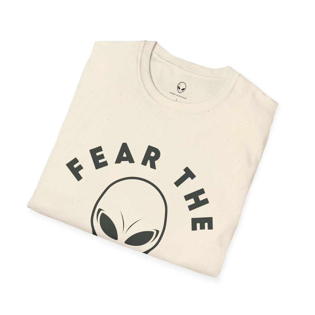 Fear the Probe Alien Graphic T-Shirt | Funny Extraterrestrial Design Tee Shirt