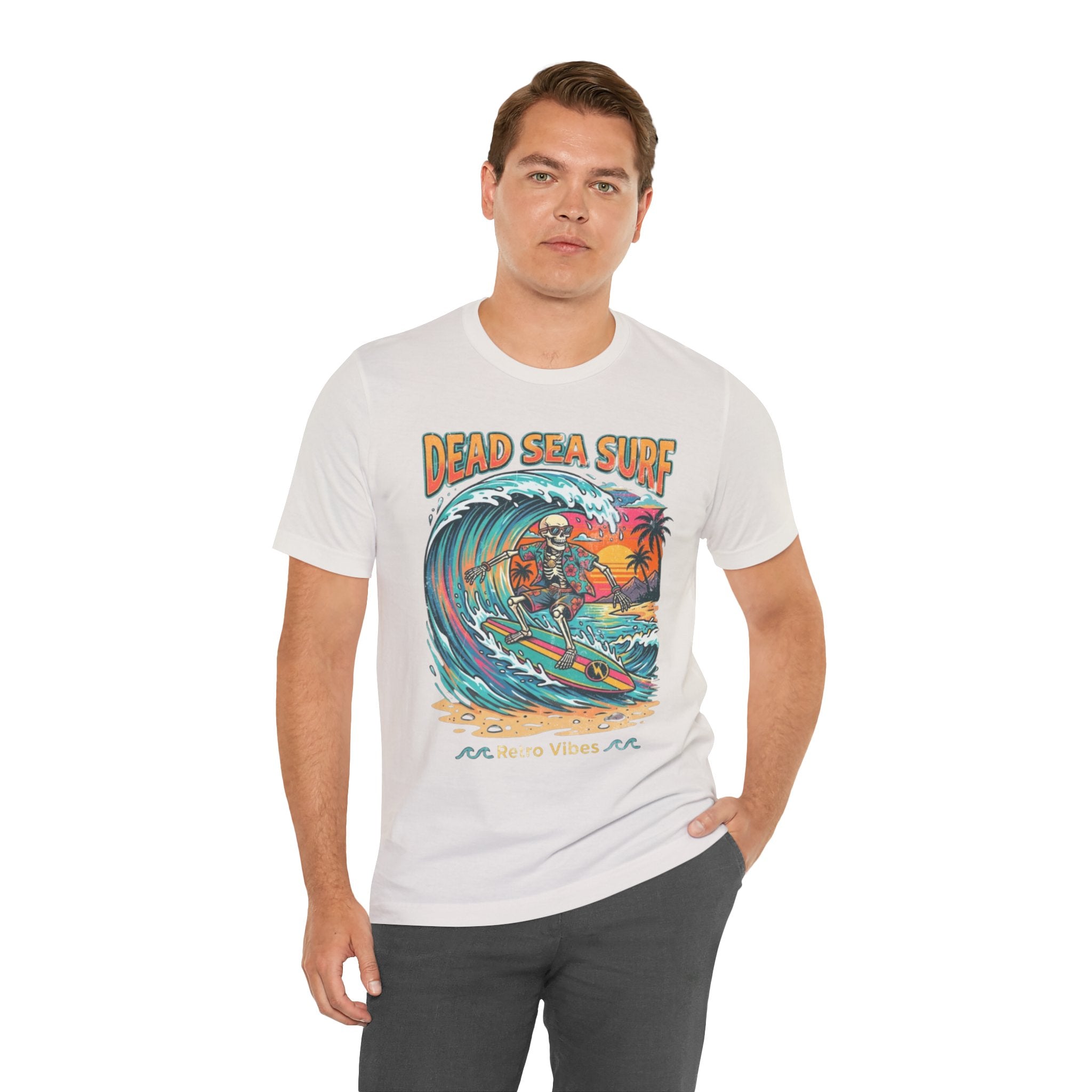 Dead Sea Surf Shark Attack T-Shirt | Bold Nautical Graphic Tee – 3D Sons Supply Co