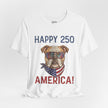 Patriotic Bulldog Tee - 