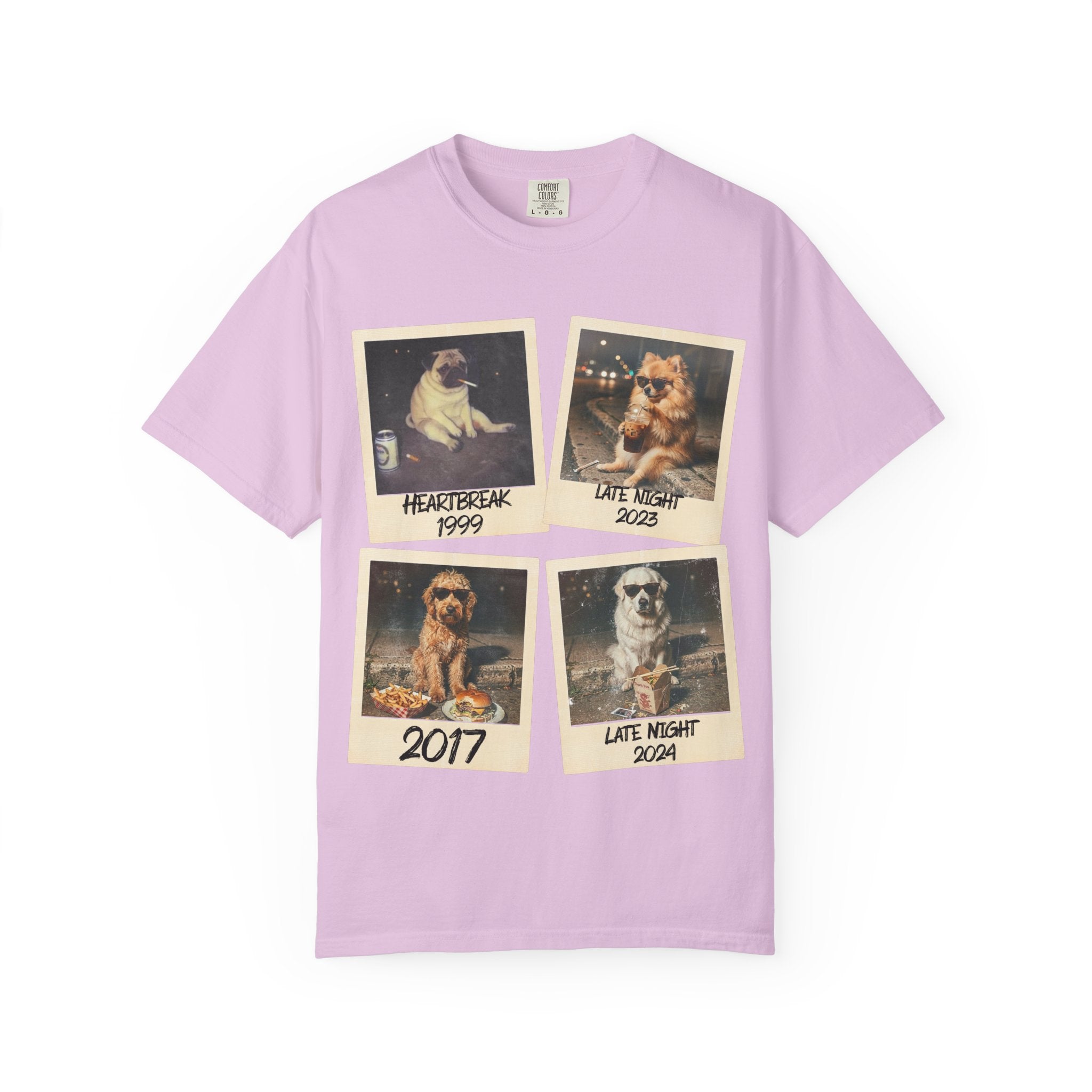 Personalized Polaroid Photo Tee — Custom Image & Text Options