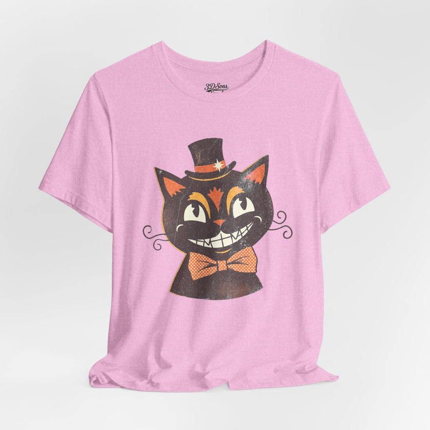 Vintage Halloween Cat Tee