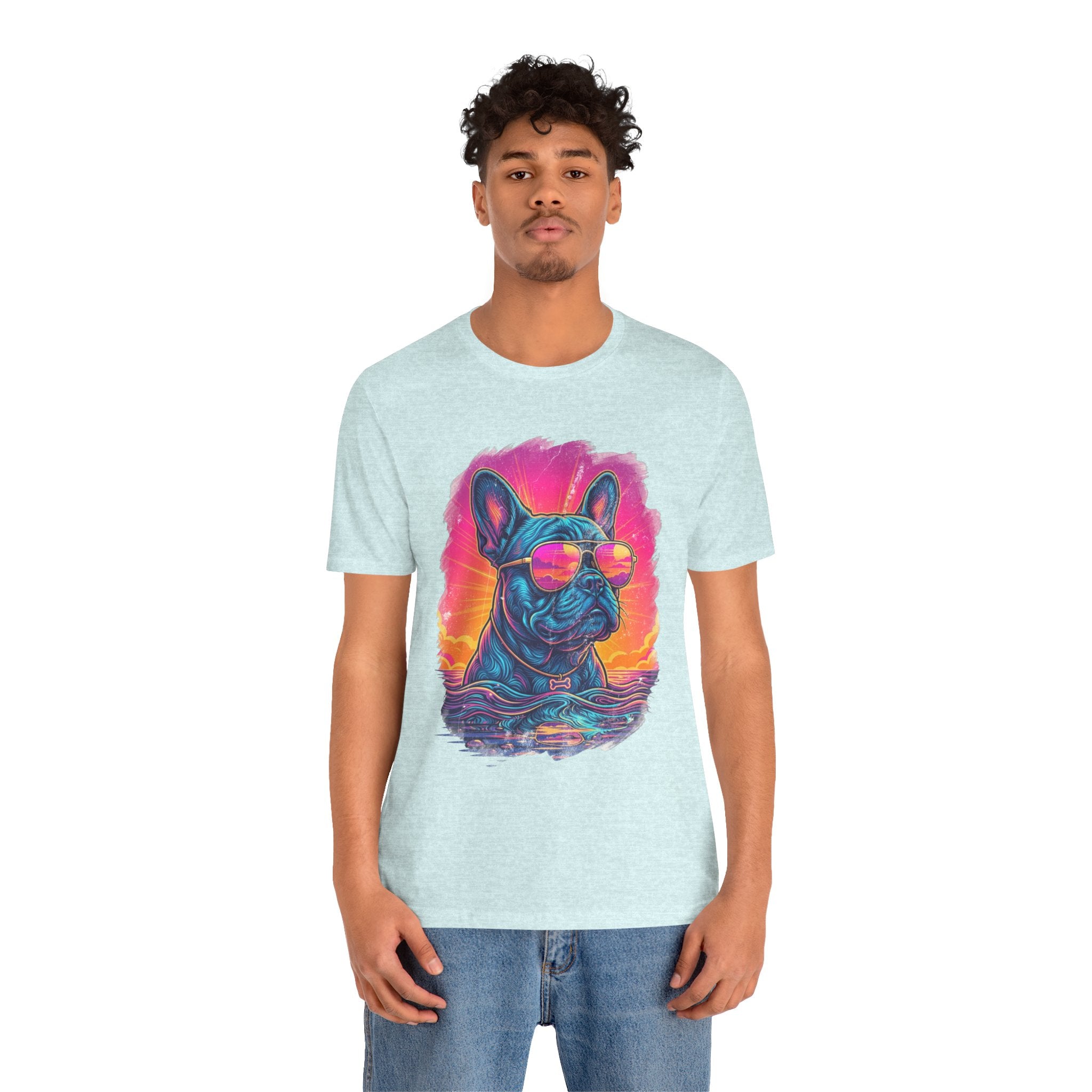French Bulldog Retro 90s Tee — Vice City Vintage Dog Graphic