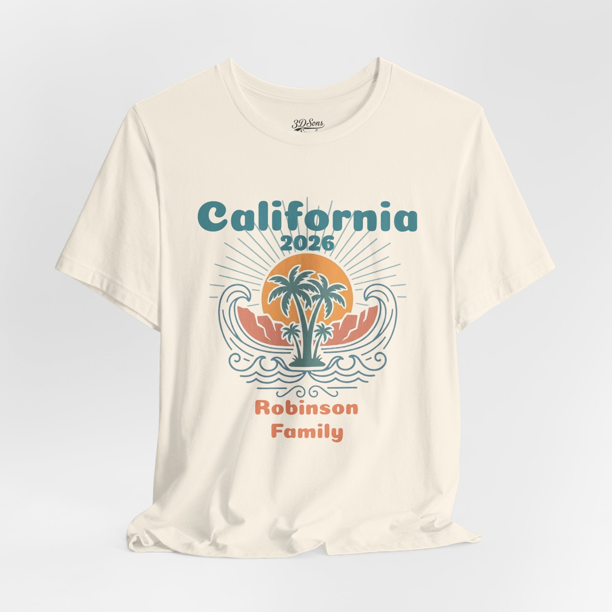 Personalized Family Vacation T-Shirt