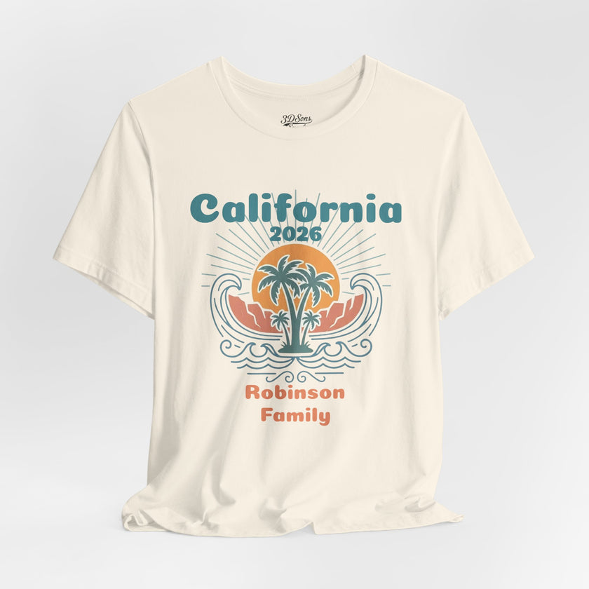 Personalized Family Vacation T-Shirt
