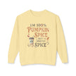 I'm 100% Pumpkin Spice But Mostly Spice sweatshirt | Crewneck Fall Coffee Shirt