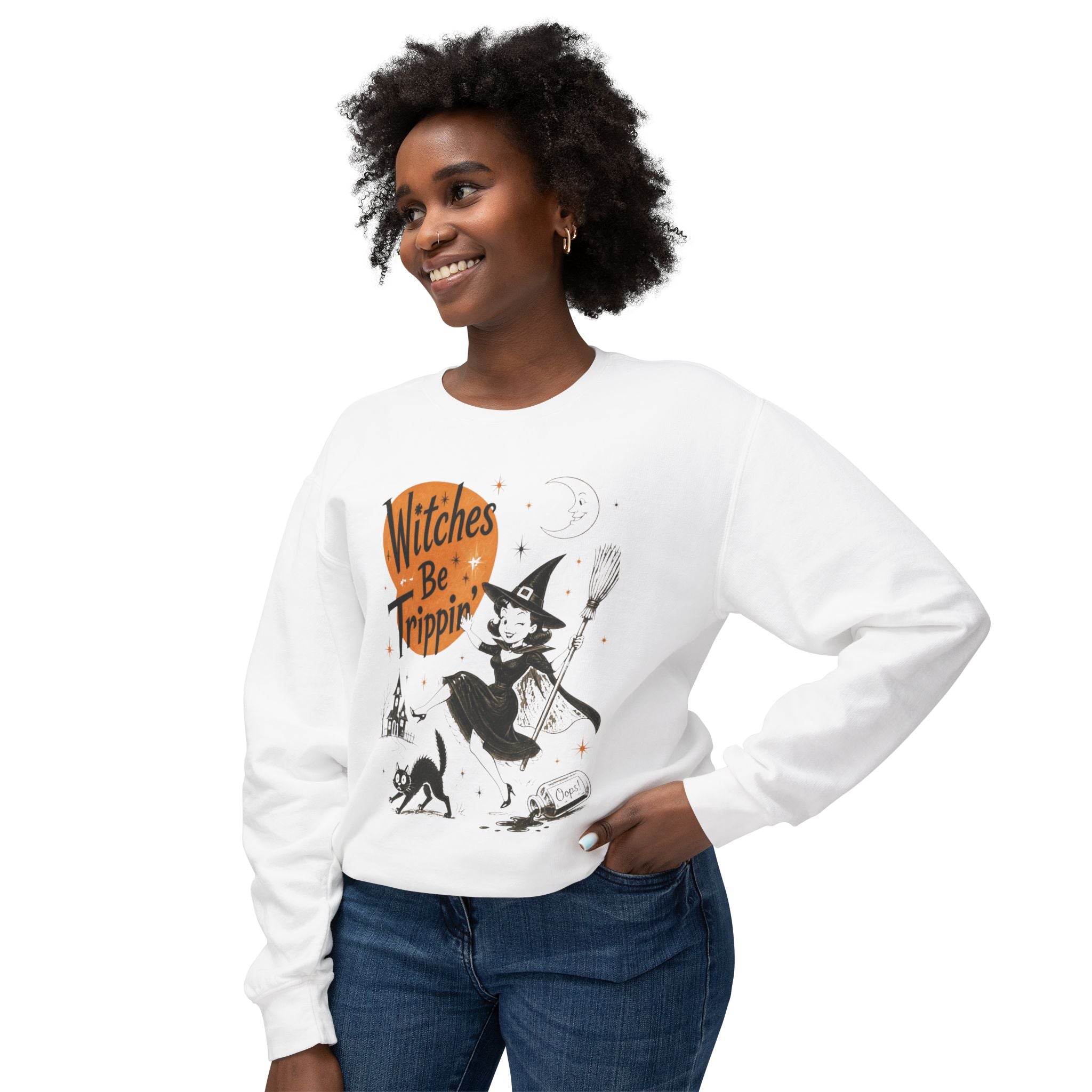 Witches Be Trippin' Halloween sweatshirt | Crewneck