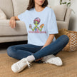 American Alien with Hot Dog and Beer T-Shirt | USA Flag Cap Fourth of July