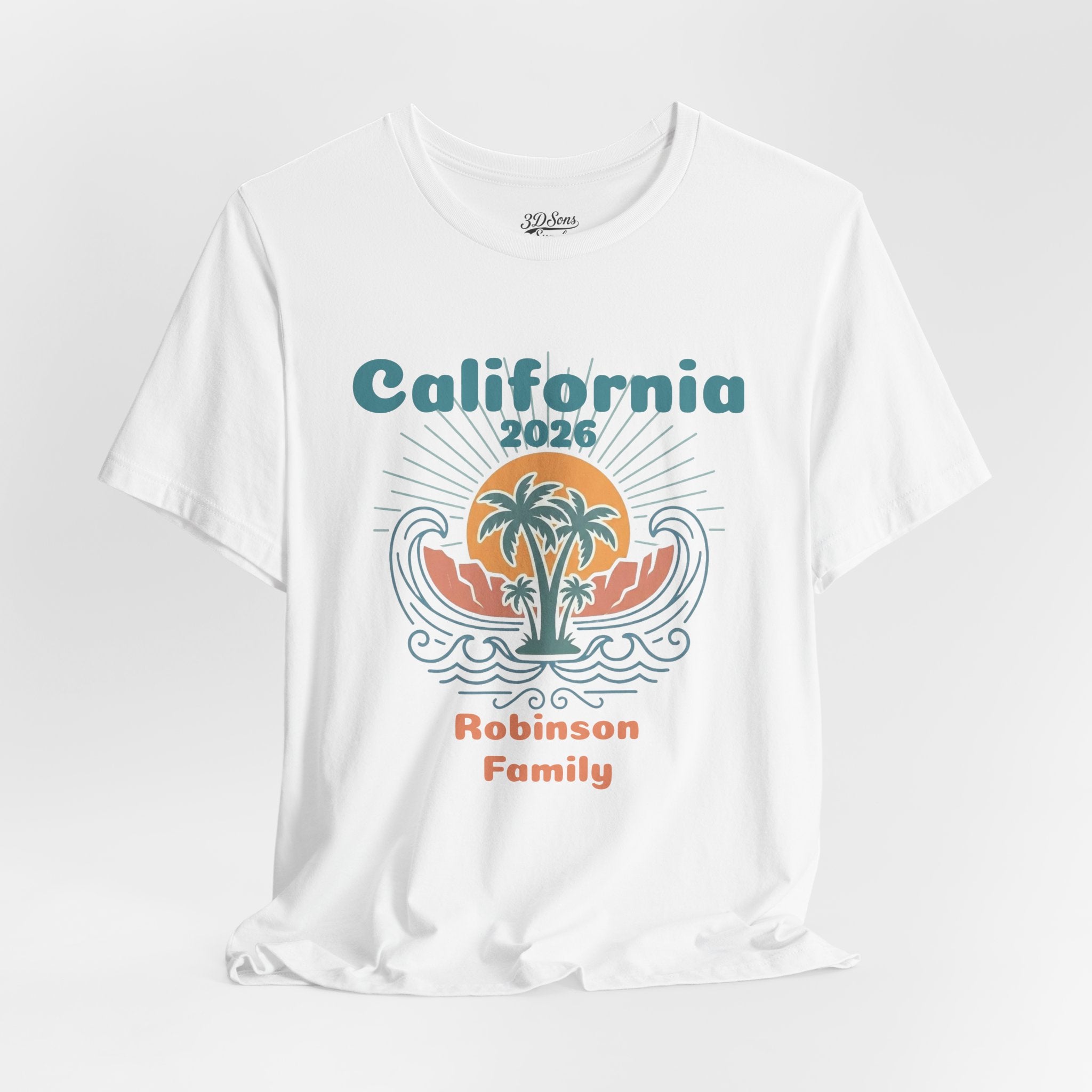 Personalized Family Vacation T-Shirt
