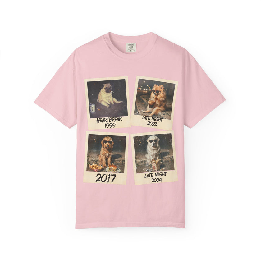 Personalized Polaroid Photo Tee — Custom Image & Text Options