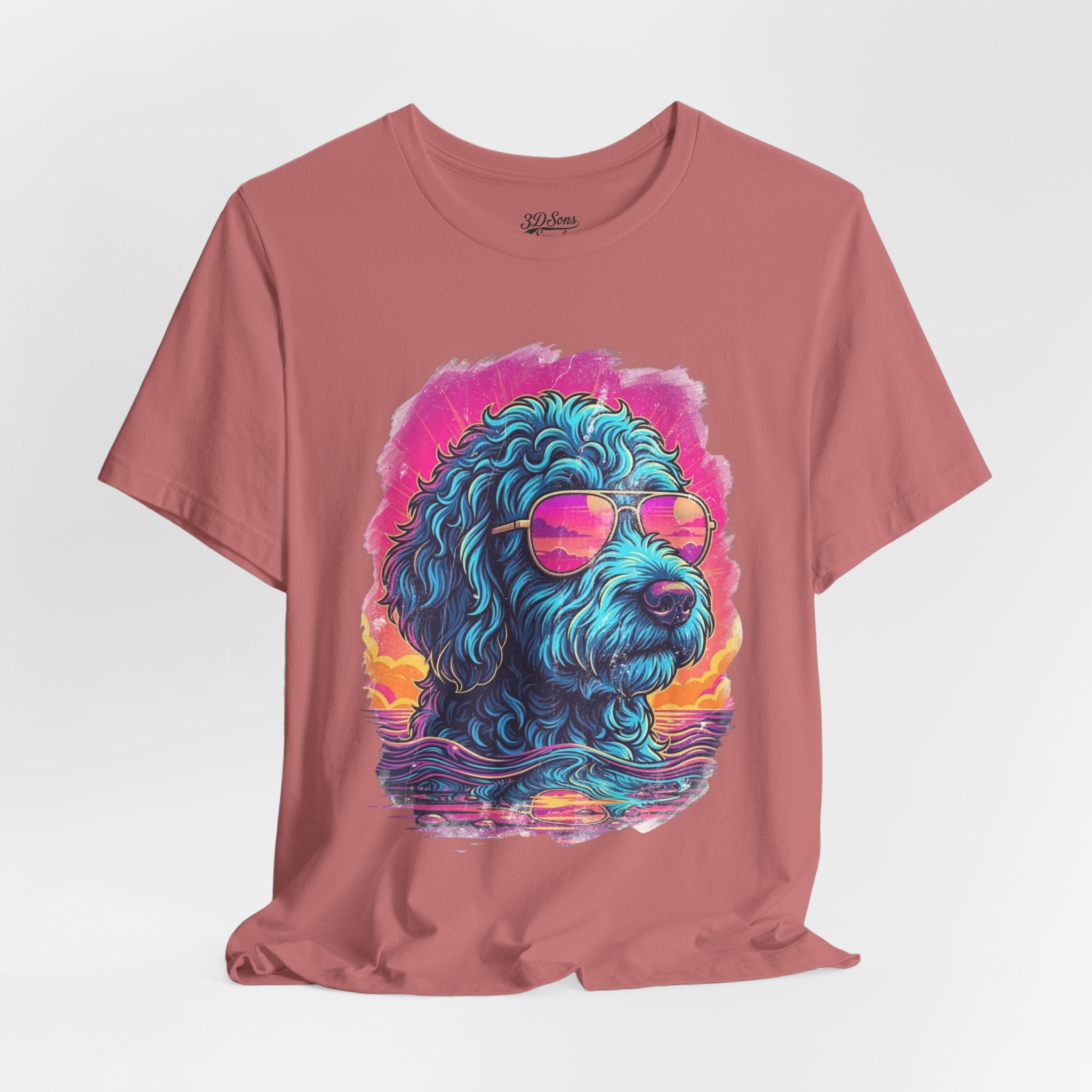 Doodle Vice City 90s Retro Tee — Funny Vintage Style T-Shirt