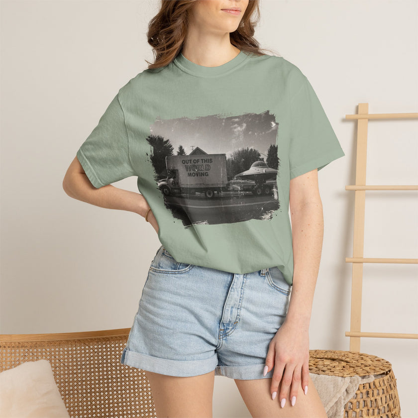 Out of This World Funny Tee — Alien Space Graphic T-Shirt