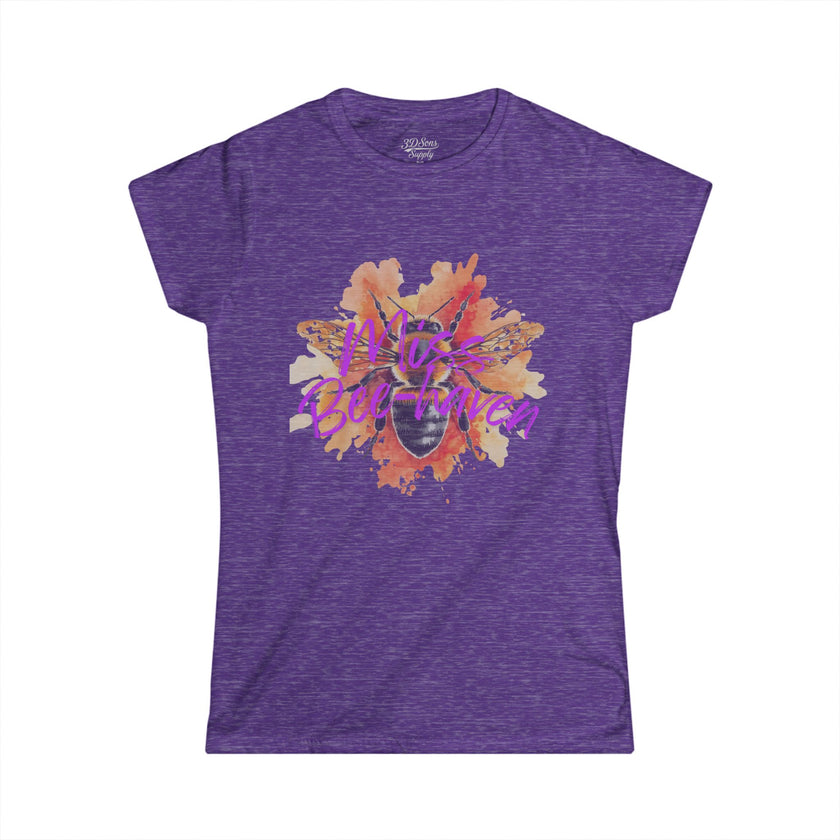 Miss Bee-Haven Women's Tee — Cute Bee Graphic Shirt for Bee Lovers