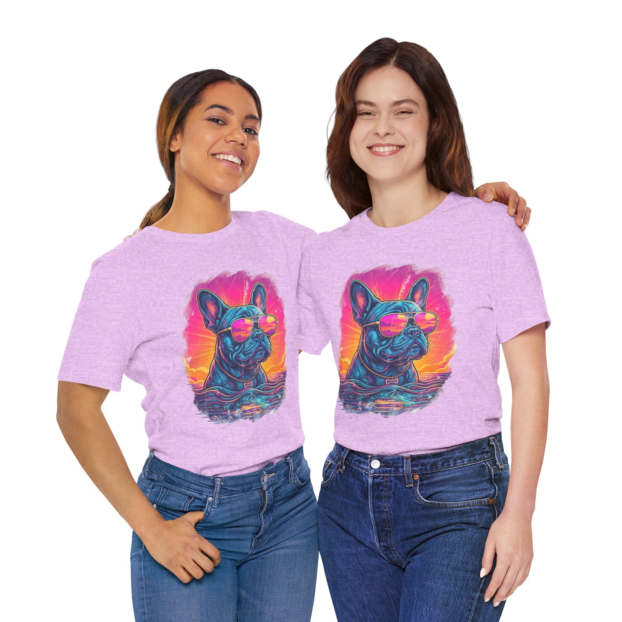 French Bulldog Retro 90s Tee — Vice City Vintage Dog Graphic