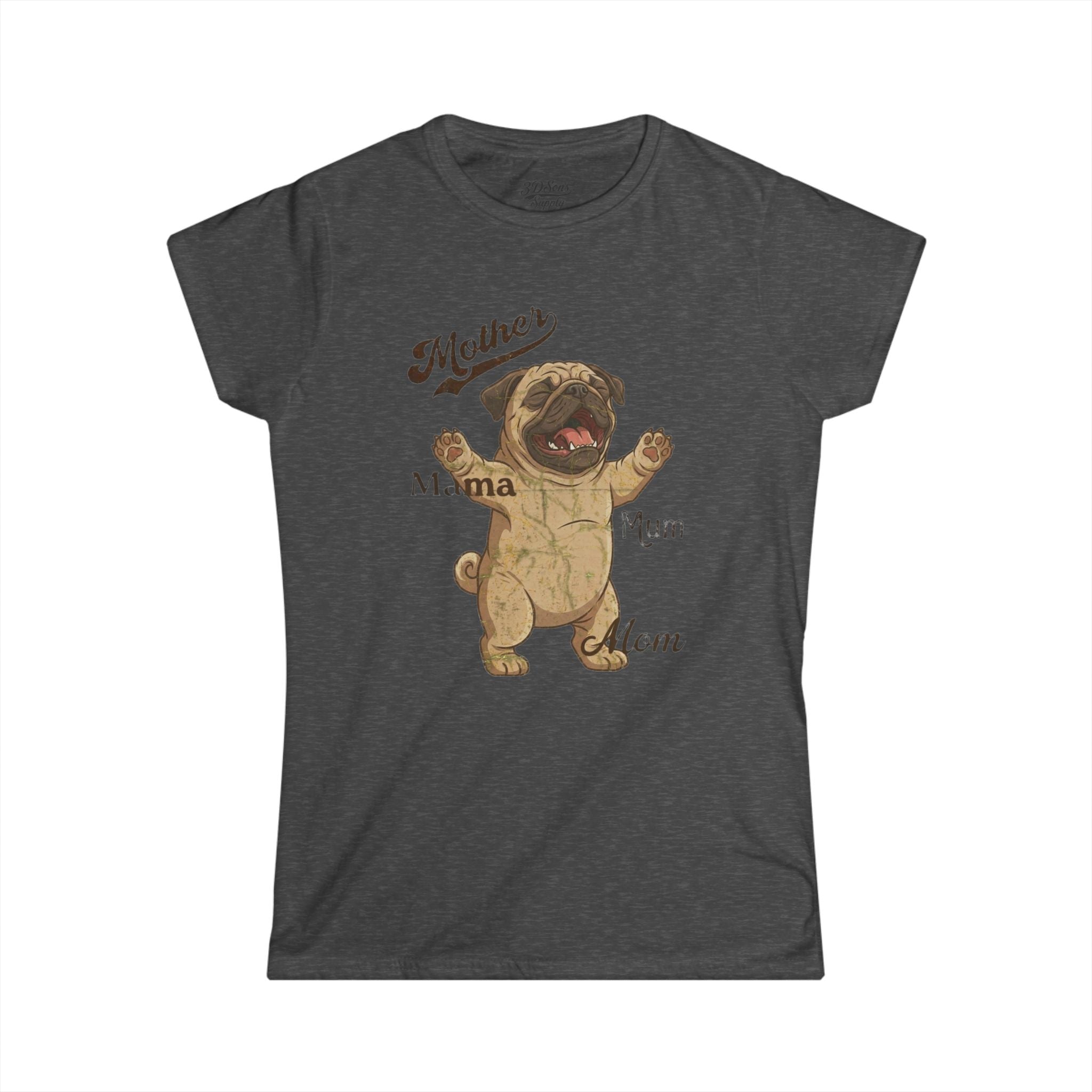 Pug Mama T-Shirt — Funny Mother's Day Pug Mom Tee