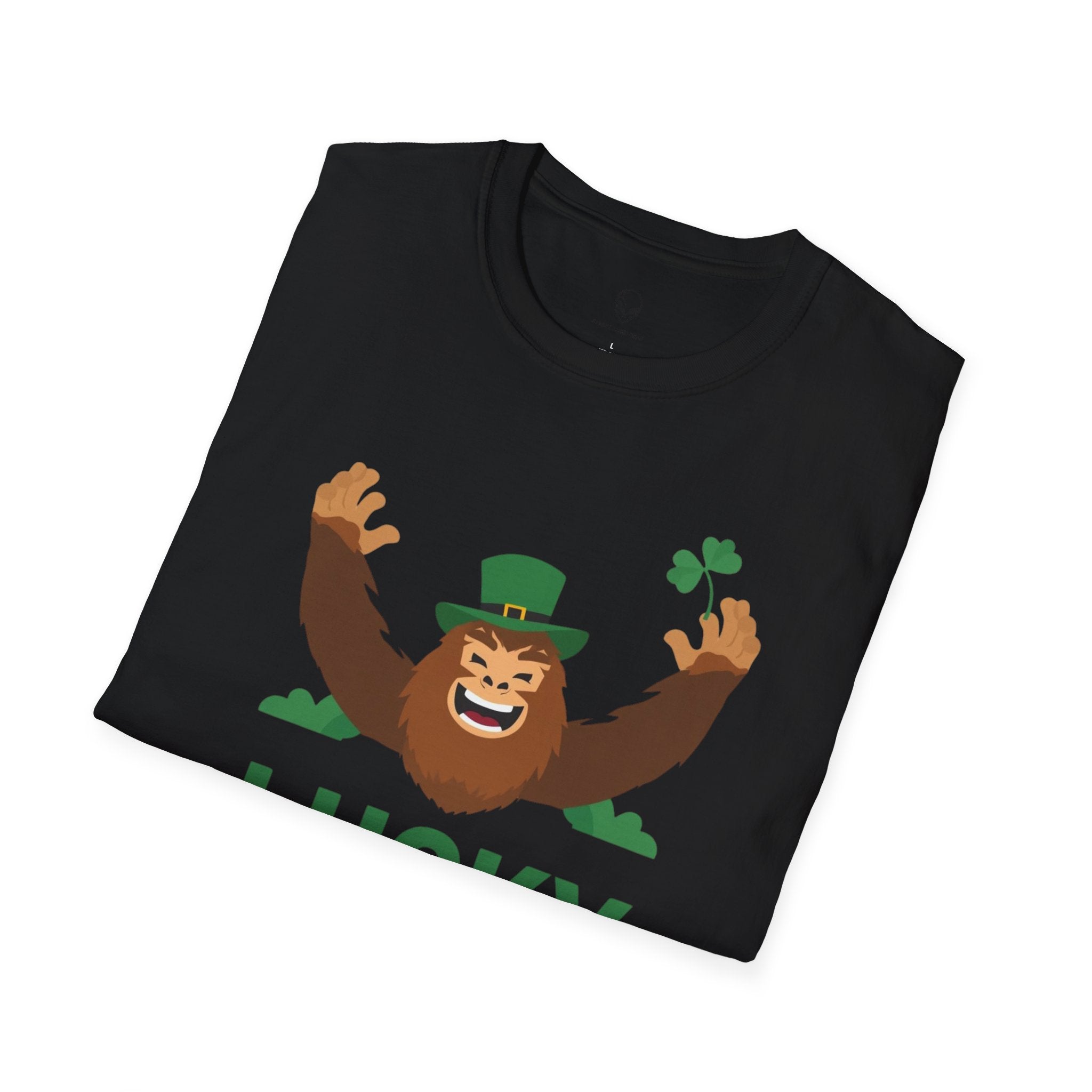 Lucky Squatch Sasquatch T-Shirt St. Patricks Day Bigfoot Shamrock