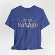 Stay Savage Longhorn Tee - Vintage Texas Skull T-Shirt