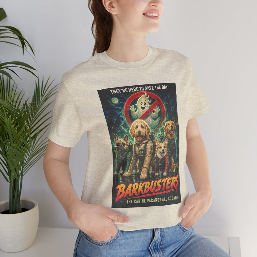 Barkbusters Retro Dog Movie Tee — 