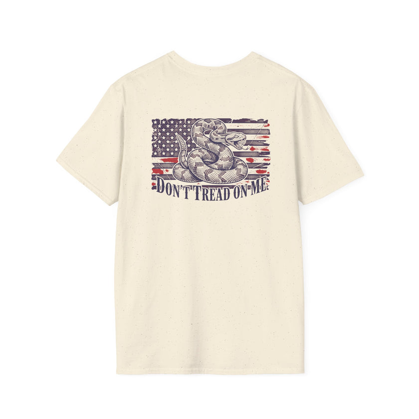 Dont Tread On Me Flag Tee Shirt American Gadsden Patriotic Independence Day Tee