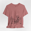 Alien Cowboy Sitting in Desert Tee | Night Sky Lawn Chair