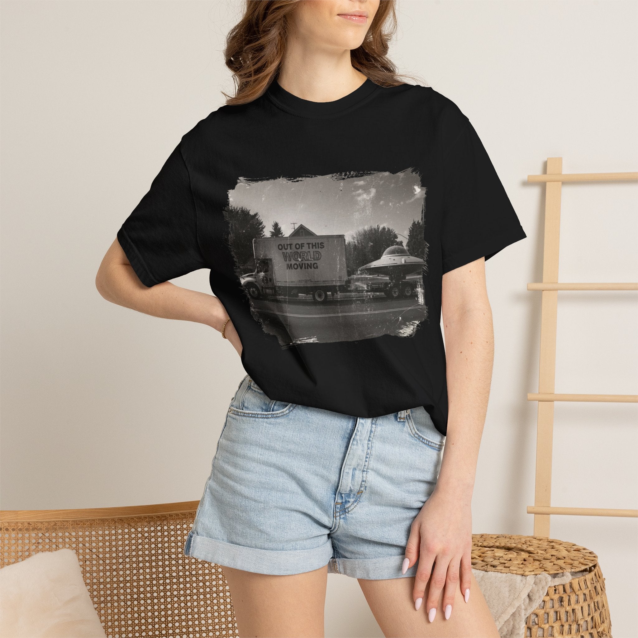 Out of This World Funny Tee — Alien Space Graphic T-Shirt