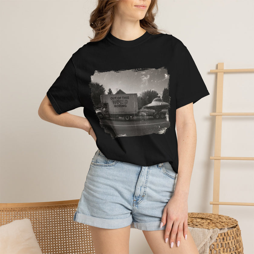 Out of This World Funny Tee — Alien Space Graphic T-Shirt