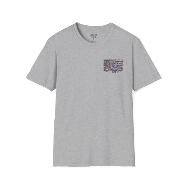 Dont Tread On Me Flag Tee Shirt American Gadsden Patriotic Independence Day Tee