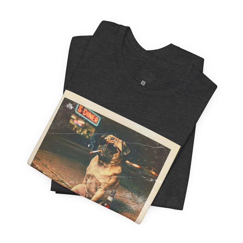 Vintage Pug Photo Tee — 