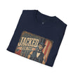 Jacked for July 4th T-Shirt | Patriotic Buff Abraham Lincoln Flag Design