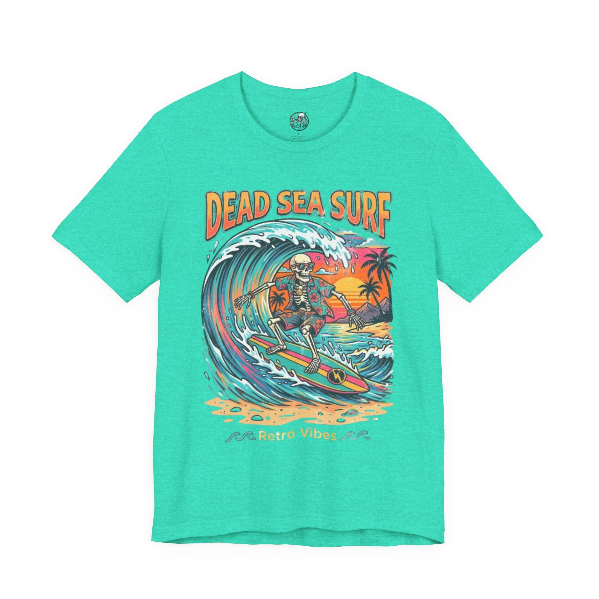 Dead Sea Surf Shark Attack T-Shirt | Bold Nautical Graphic Tee – 3D Sons Supply Co