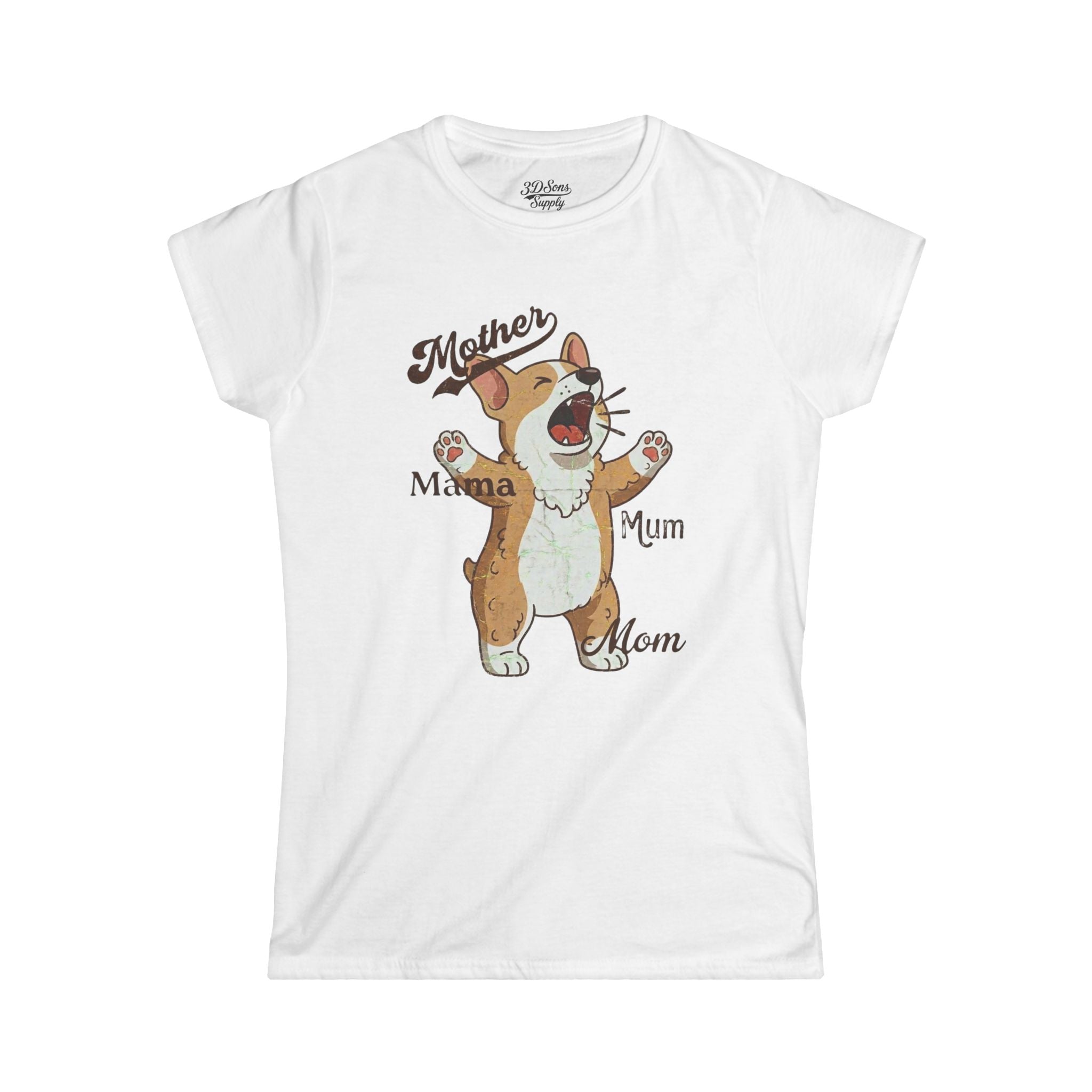 Corgi Mama Mother's Day Tee — Women's Corgi Mom T-Shirt